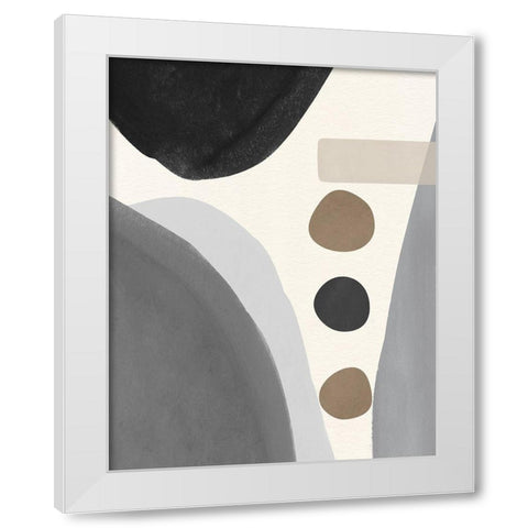 Grey Mountain White Modern Wood Framed Art Print by Jill, Susan
