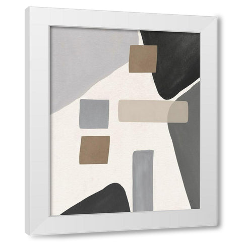 Grey Valley White Modern Wood Framed Art Print by Jill, Susan