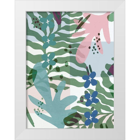 In A Nutshell White Modern Wood Framed Art Print by Jill, Susan