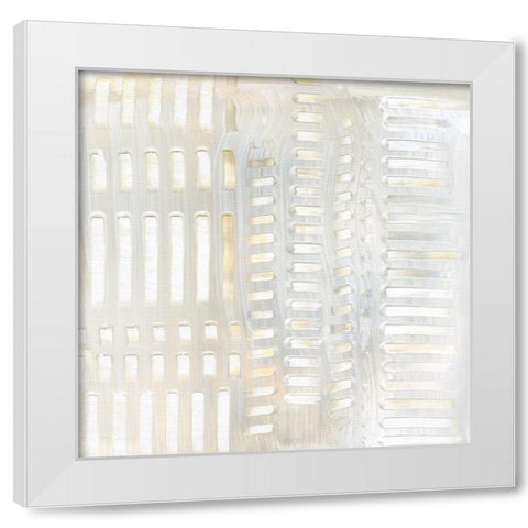 Birch Pattern II White Modern Wood Framed Art Print by Jill, Susan