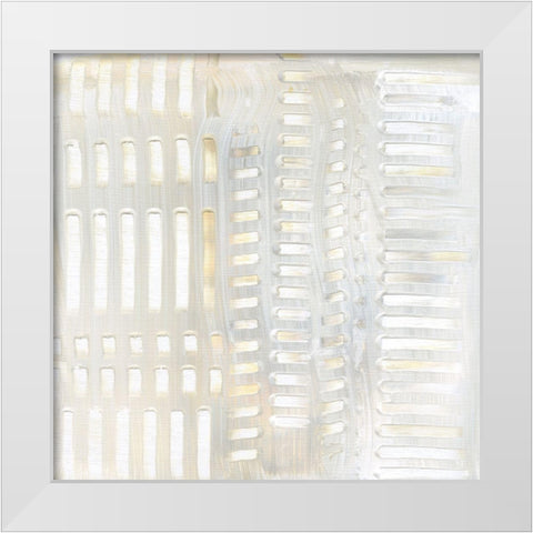 Birch Pattern II White Modern Wood Framed Art Print by Jill, Susan