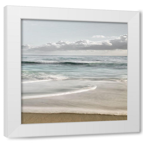 Whispering Sands White Modern Wood Framed Art Print by Delimont, Danita