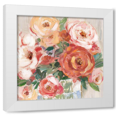 Naive Bouquet II White Modern Wood Framed Art Print by Swatland, Sally