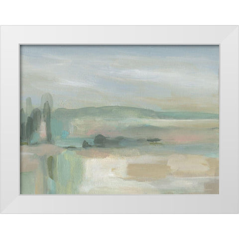 Whispers of Nature White Modern Wood Framed Art Print by Robinson, Carol