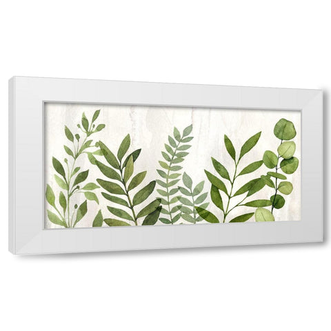 Summers Glory White Modern Wood Framed Art Print by Knutsen, Conrad