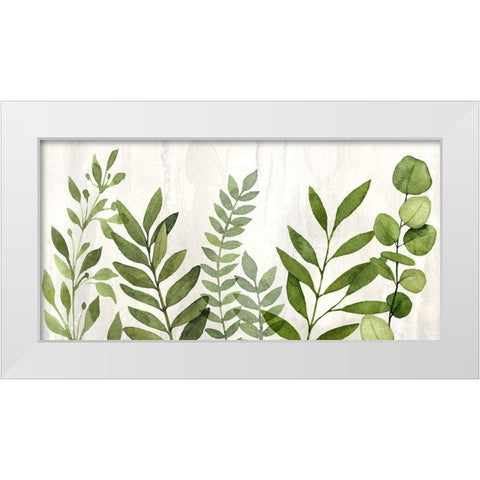 Summers Glory White Modern Wood Framed Art Print by Knutsen, Conrad