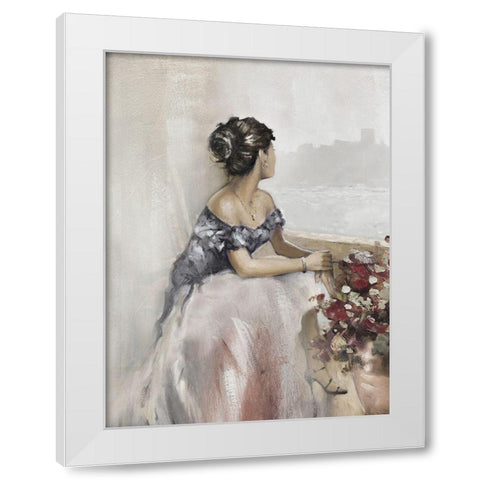 Romantic Soft Window White Modern Wood Framed Art Print by Orme, E. Anthony