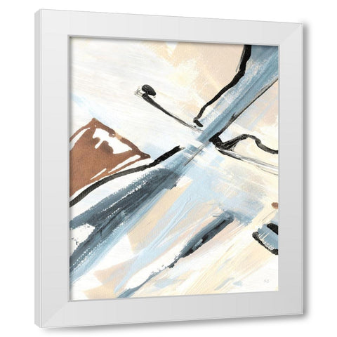 Dancing Wind Revisit I White Modern Wood Framed Art Print by Jill, Susan