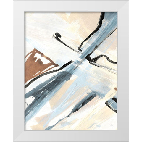 Dancing Wind Revisit I White Modern Wood Framed Art Print by Jill, Susan