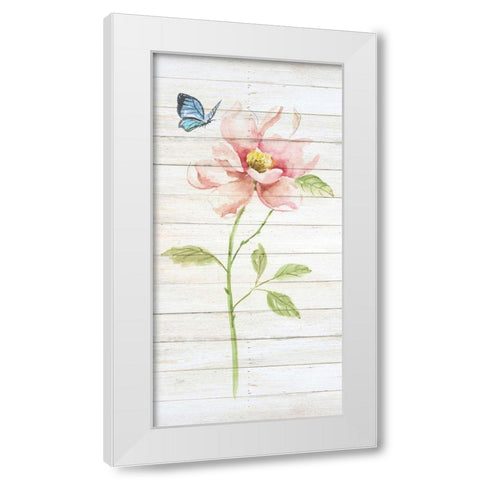 Soft Botanical I White Modern Wood Framed Art Print by Nan