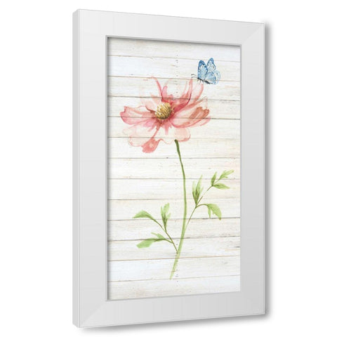 Soft Botanical II White Modern Wood Framed Art Print by Nan