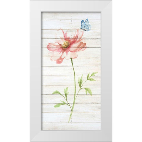 Soft Botanical II White Modern Wood Framed Art Print by Nan