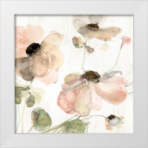 Soft Spring Pop II White Modern Wood Framed Art Print by Swatland, Katie
