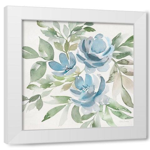 Soft Blue Paradise Picks I White Modern Wood Framed Art Print by Brockmon, Kristen