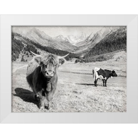 Highland Hills White Modern Wood Framed Art Print by Delimont, Danita
