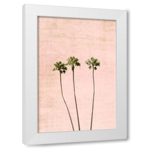 Think Pink White Modern Wood Framed Art Print by Carpentieri, Natalie