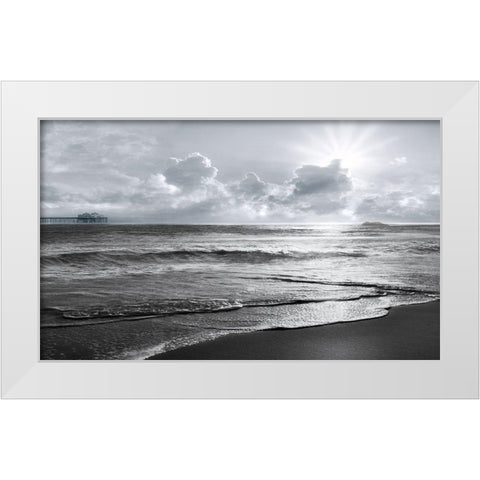 Eastern Winds White Modern Wood Framed Art Print by Calascibetta, Mike
