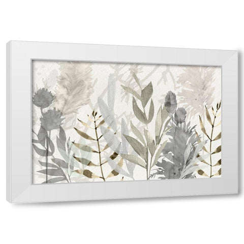 Shadow Woods White Modern Wood Framed Art Print by Jill, Susan