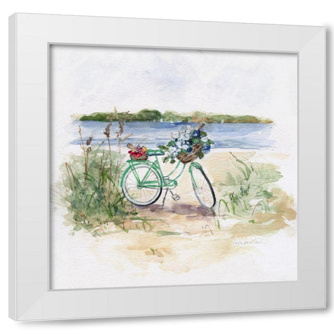 Summer Ride I White Modern Wood Framed Art Print by Swatland, Sally