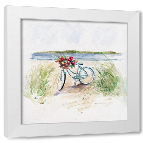 Summer Ride II White Modern Wood Framed Art Print by Swatland, Sally