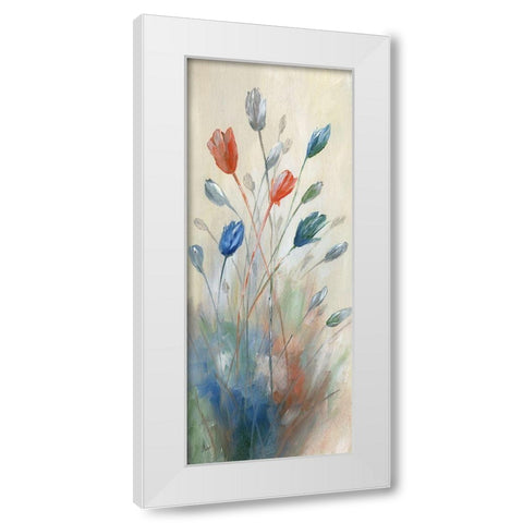 Afternoon Aire I White Modern Wood Framed Art Print by Nan