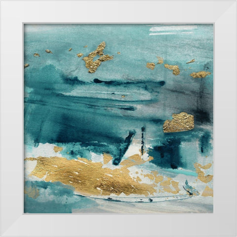 Clear Spring II White Modern Wood Framed Art Print by Jill, Susan