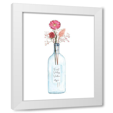 Frost Valley Vodka White Modern Wood Framed Art Print by Jill, Susan
