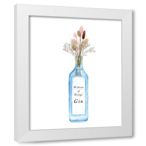 William of Orange Gin White Modern Wood Framed Art Print by Jill, Susan