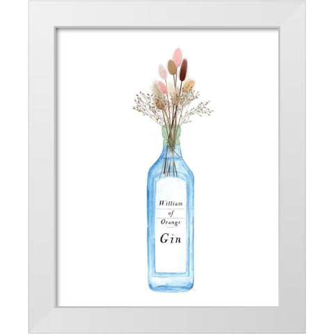 William of Orange Gin White Modern Wood Framed Art Print by Jill, Susan