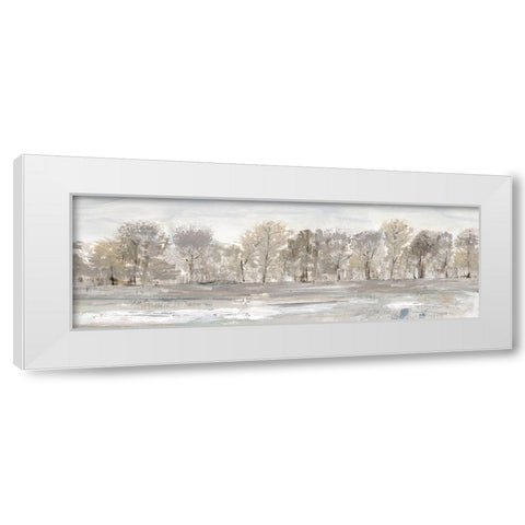Meadows Edge Vista White Modern Wood Framed Art Print by Jill, Susan