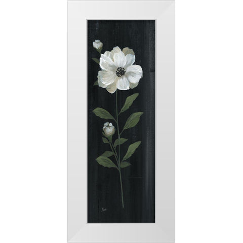 White Country Botanical I White Modern Wood Framed Art Print by Nan