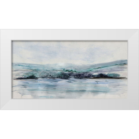 Beech Mountain White Modern Wood Framed Art Print by Jill, Susan