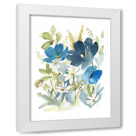 Wild Medley II White Modern Wood Framed Art Print by Nan