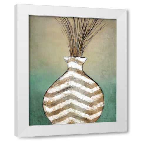 Global Vessel I White Modern Wood Framed Art Print by Tava Studios