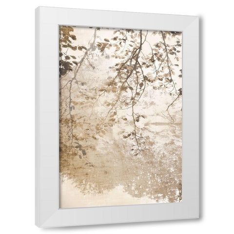 Fresco White Modern Wood Framed Art Print by Weisz, Irene