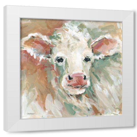 Sticking Close to Mom I White Modern Wood Framed Art Print by Robinson, Carol