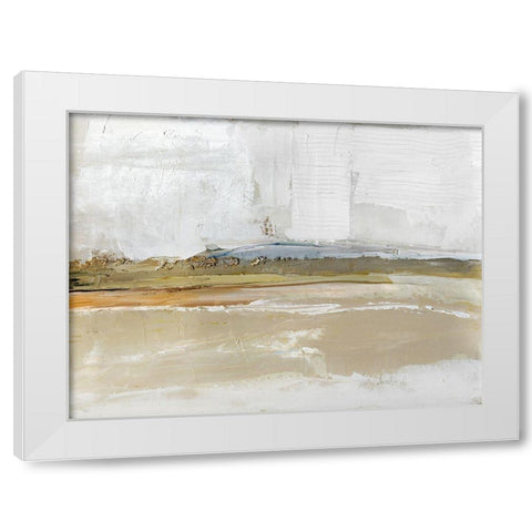 Golden Hour White Modern Wood Framed Art Print by Swatland, Sally