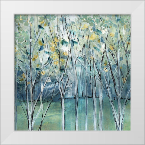 Frost Valley Light White Modern Wood Framed Art Print by Jill, Susan