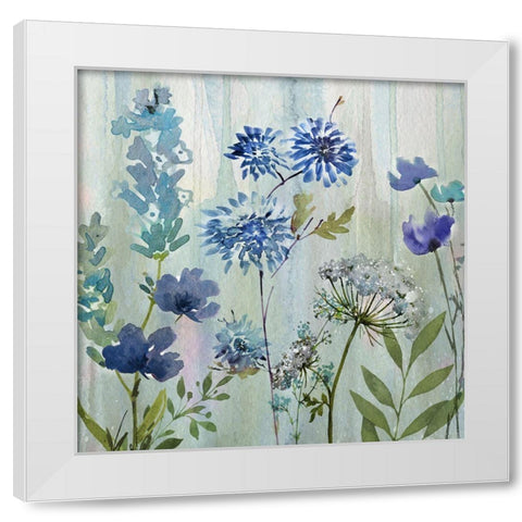 Color Wash I White Modern Wood Framed Art Print by Knutsen, Conrad