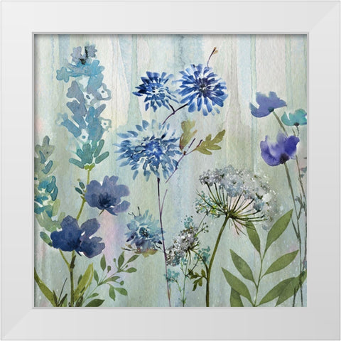 Color Wash I White Modern Wood Framed Art Print by Knutsen, Conrad