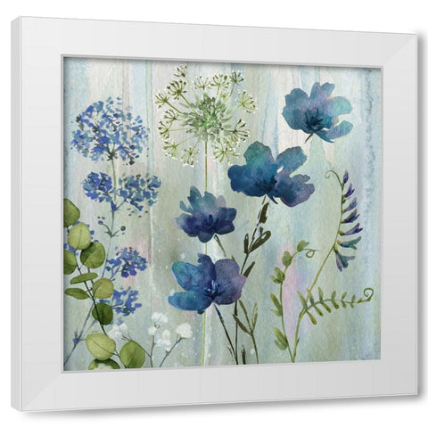 Color Wash II White Modern Wood Framed Art Print by Knutsen, Conrad