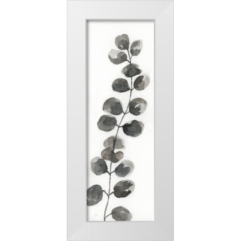 Natural Leaf I White Modern Wood Framed Art Print by Nan
