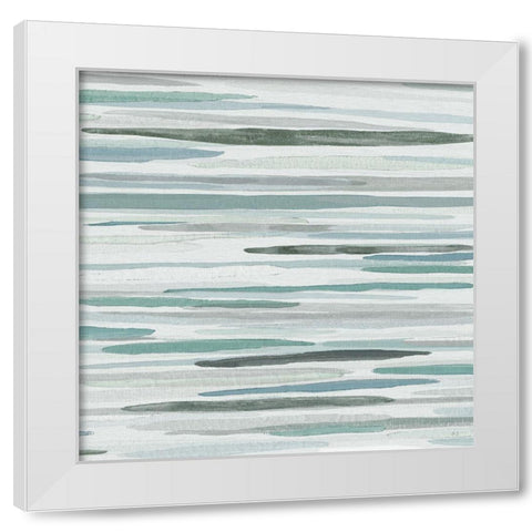 Wind and Water I White Modern Wood Framed Art Print by Jill, Susan