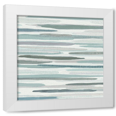 Wind and Water II White Modern Wood Framed Art Print by Jill, Susan