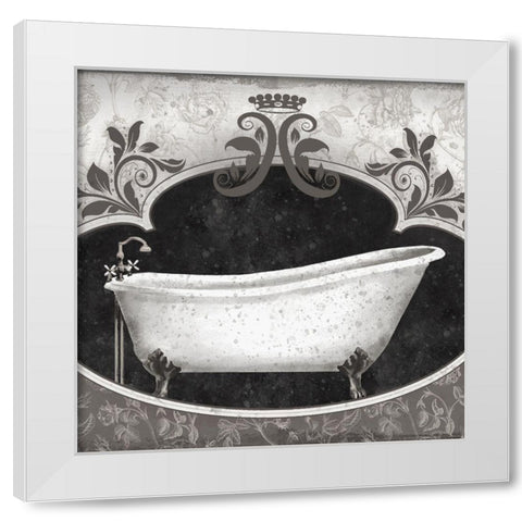 Glam Bath II White Modern Wood Framed Art Print by Knutsen, Conrad