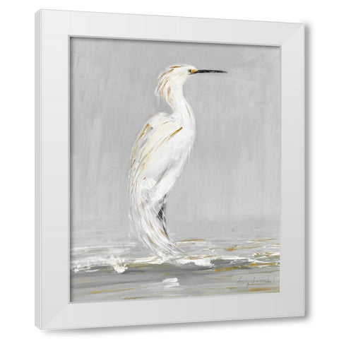 Coast Watching I White Modern Wood Framed Art Print by Swatland, Sally