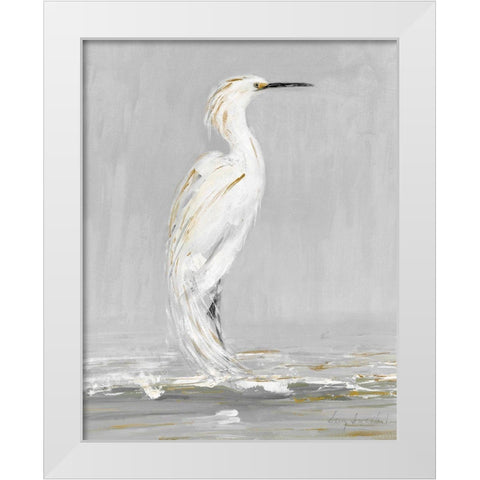 Coast Watching I White Modern Wood Framed Art Print by Swatland, Sally