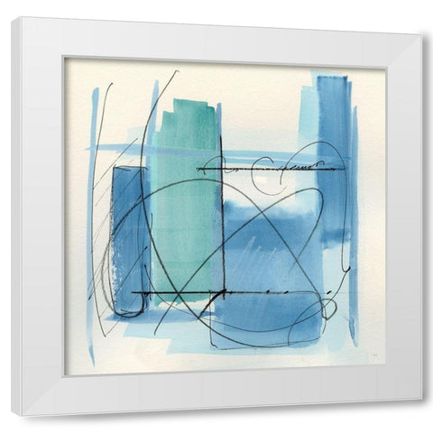Amalfi I White Modern Wood Framed Art Print by Jill, Susan