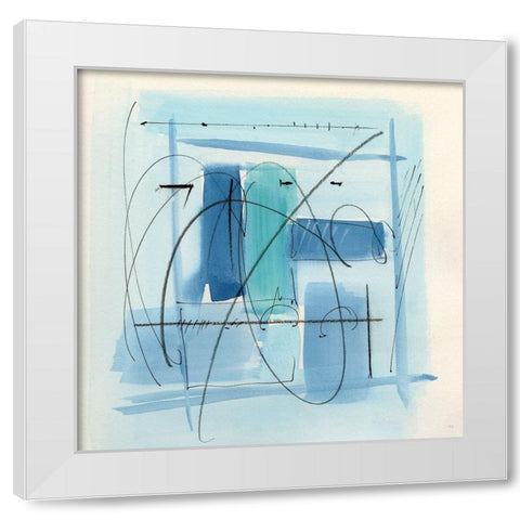 Amalfi II White Modern Wood Framed Art Print by Jill, Susan