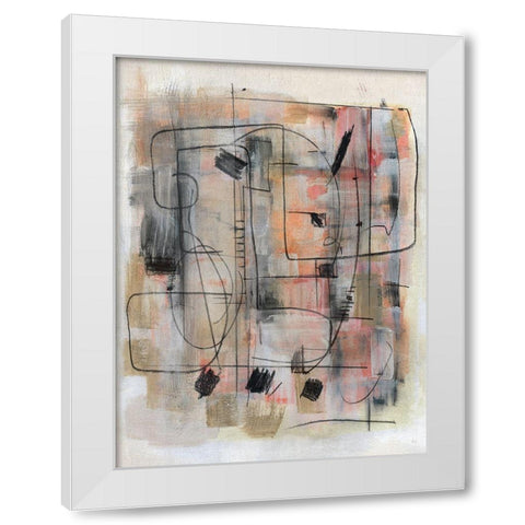 Walled City White Modern Wood Framed Art Print by Jill, Susan